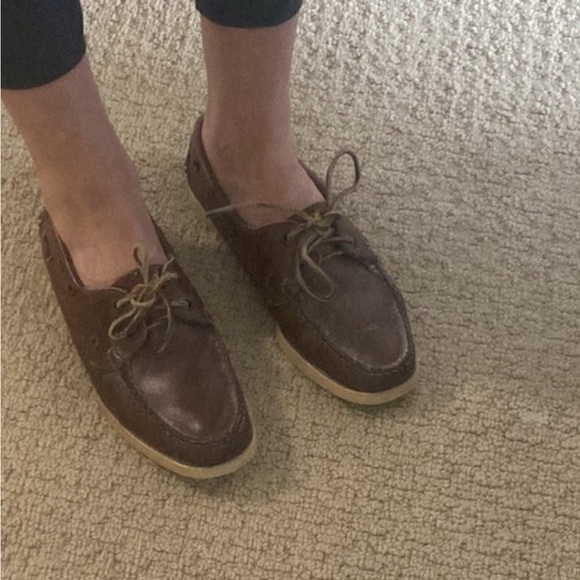 Portland Waxed Brown & Honey Vintage Sebago Docksides Women’s 7.5 - Picture 14 of 16